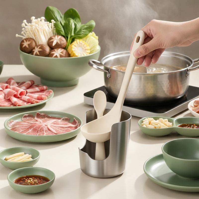 Kitchen Gadgets Organizer - Rak Penyangga Sendok dan Tutup Panci