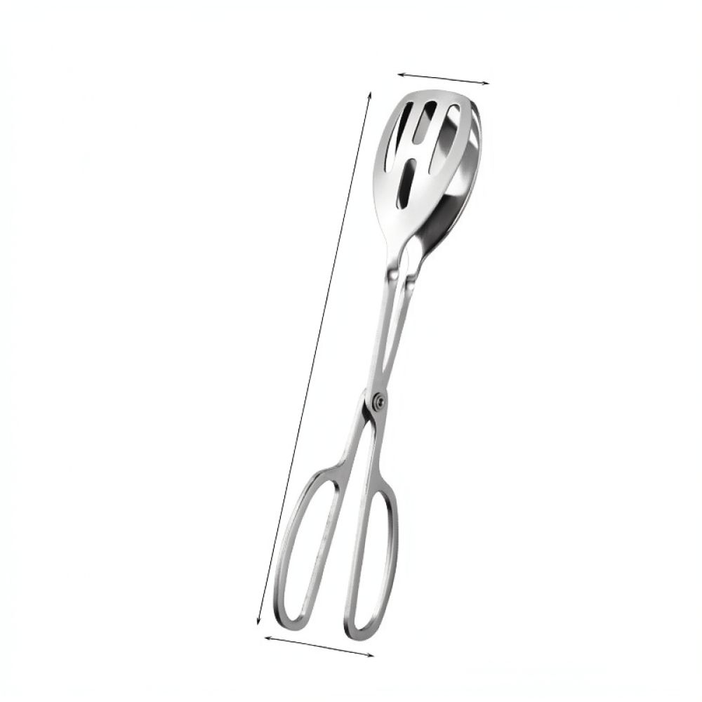 Kitchen Gadgets Gold - Penjepit Makanan Model Gunting yang Kuat,