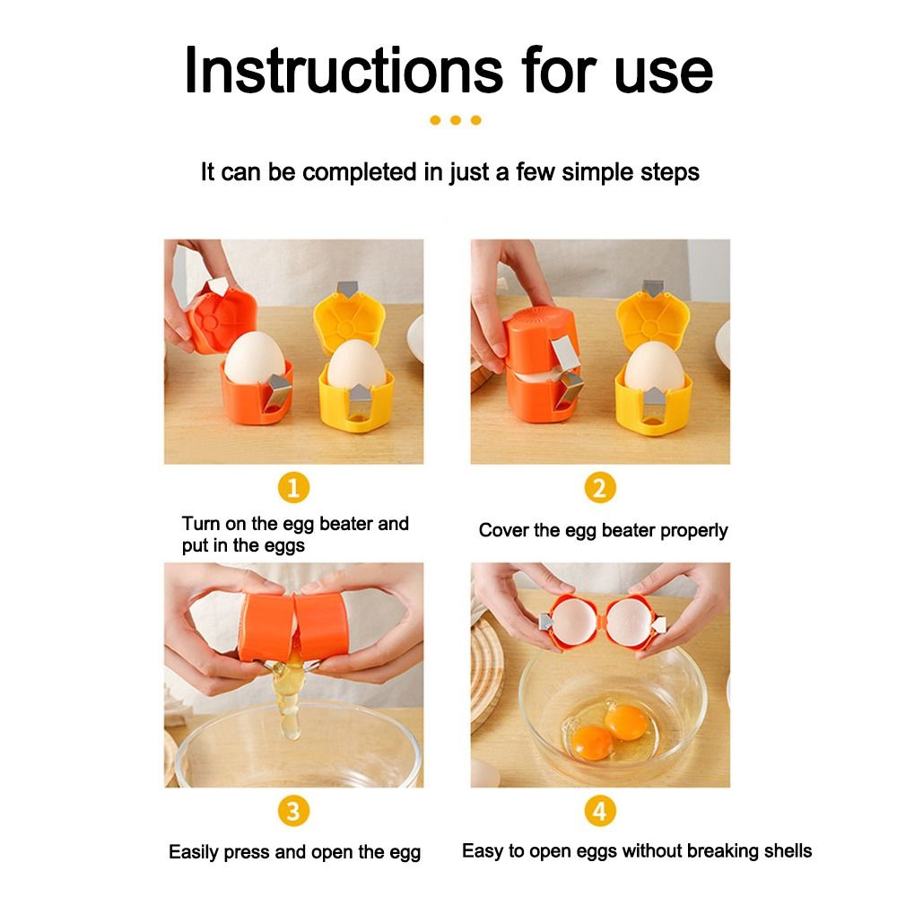 Pembuka Telur Kreatif Lucu dar - Egg Separator Tool ulasan dan harga