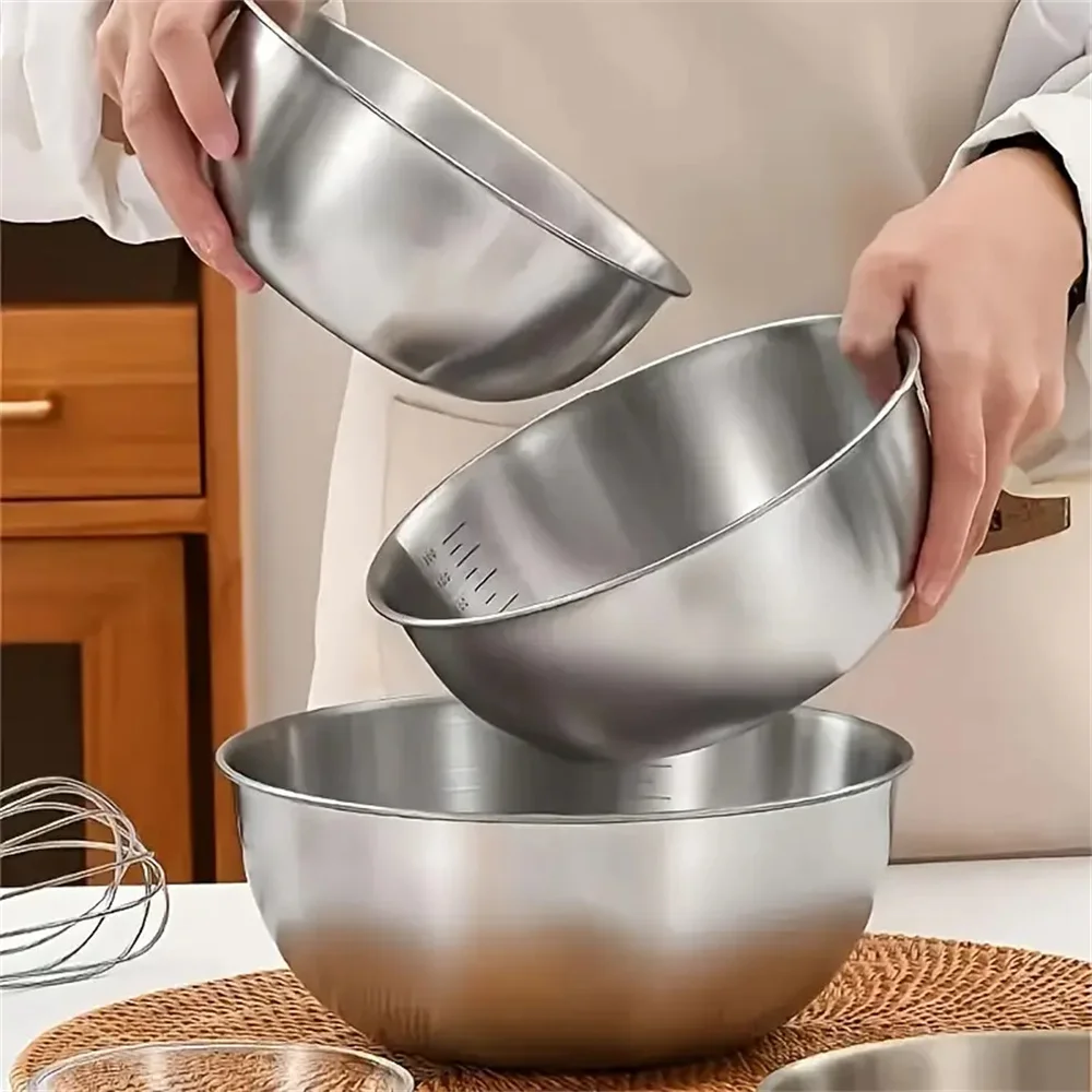 Set Mangkuk Pencampur Baja Tah - Kitchen Gadgets Organizer ulasan dan harga