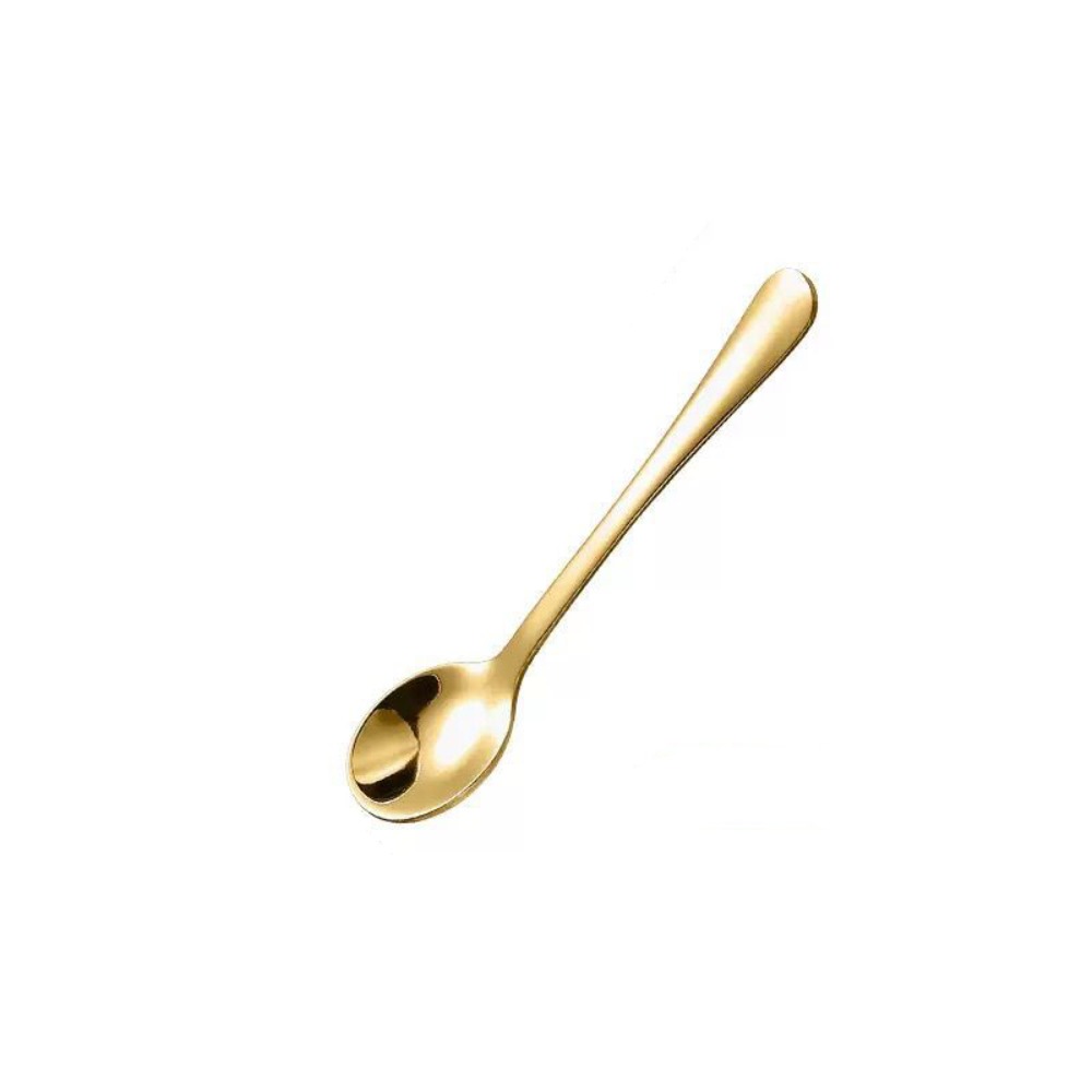 10 Buah Sendok Kecil Baja Taha - Kitchen Gadgets Gold ulasan dan harga