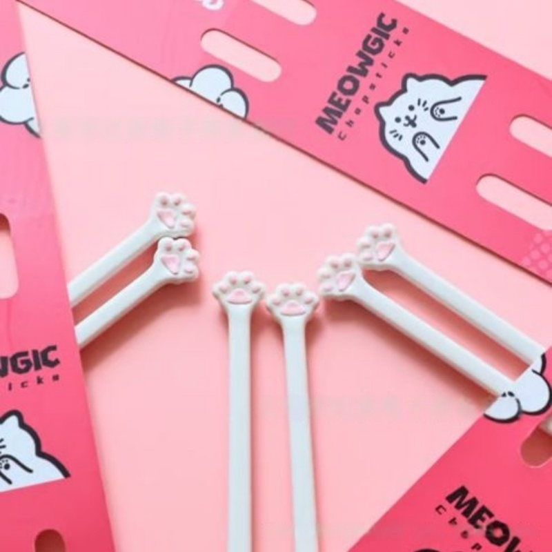1 Pasang Sumpit Kaki Kucing un - Kitchen Helper Gadgets ulasan dan harga