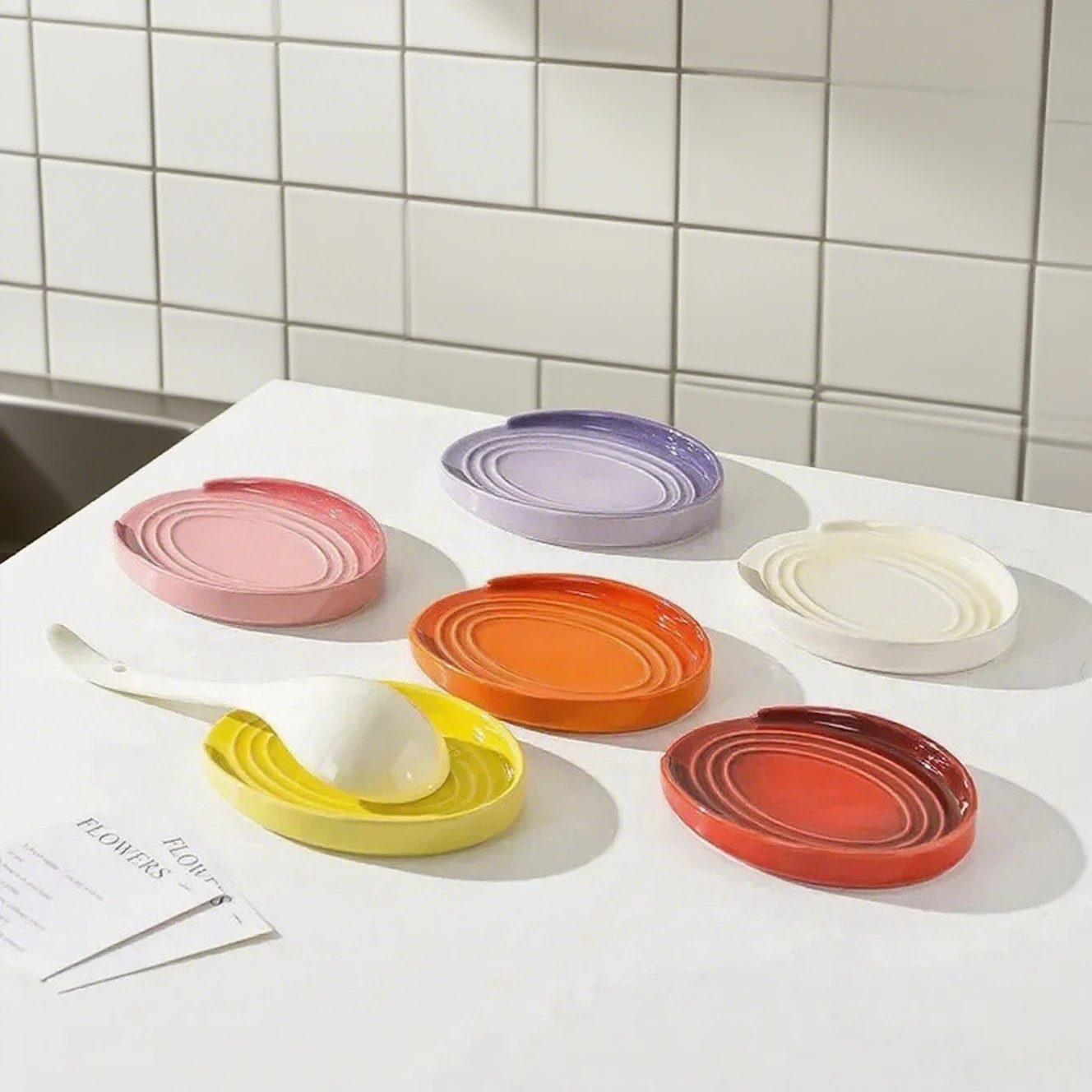 Penyangga Sendok Porselen 15cm - Kitchen Helper Gadgets ulasan dan harga
