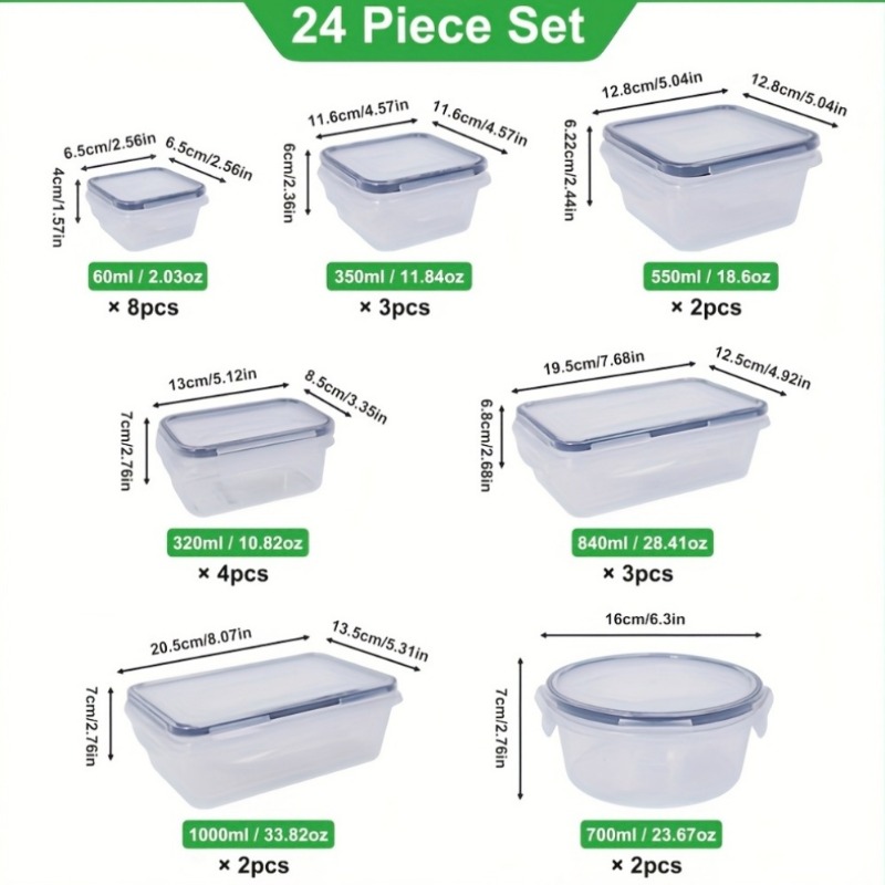 48PCS Set Wadah Penyimpanan Ma - Kitchen Gadgets Organizer ulasan dan harga
