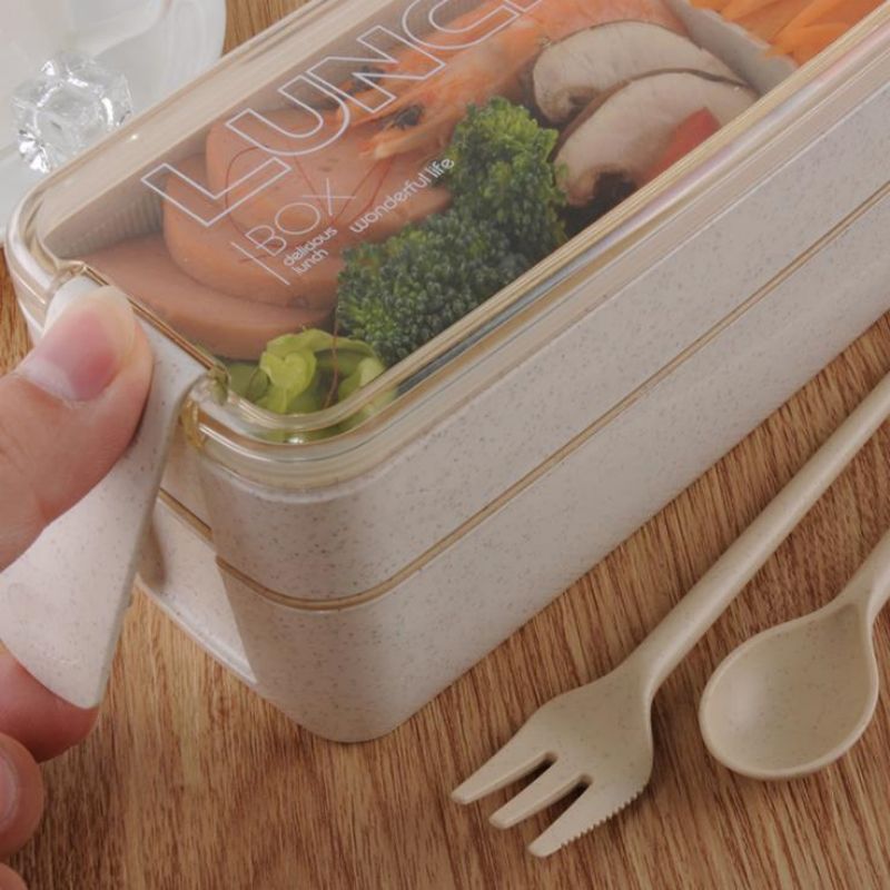 Kotak makan siang Microwave an - Kitchen Gadgets Organizer ulasan dan harga